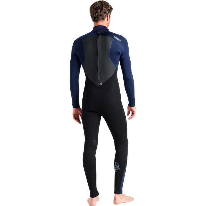 2024 C-Skins Mens Legend 5/4/3mm Back Zip Wetsuit C-LE54MBZ - Black / Slate Navy / Grey